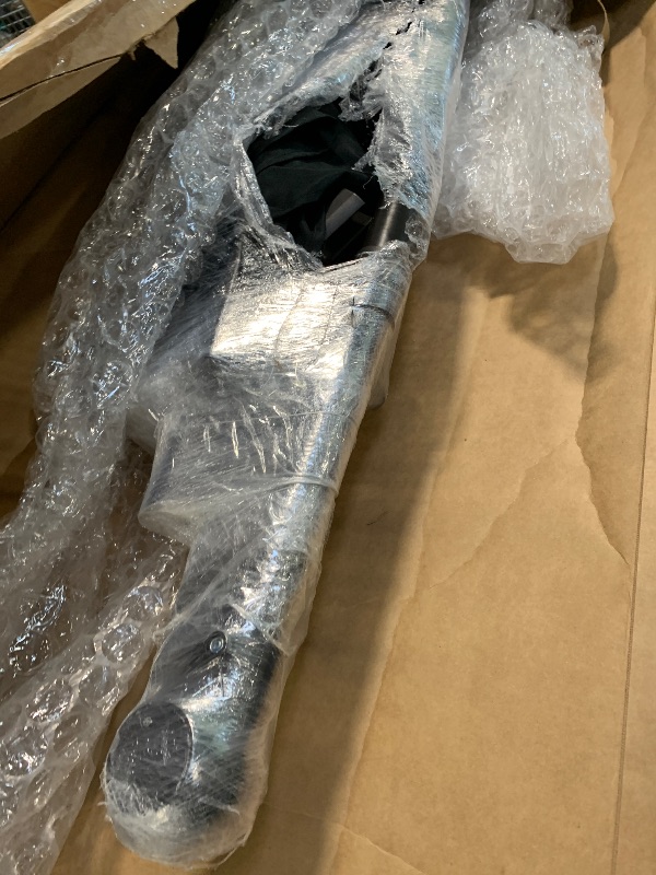 Photo 1 of ** USED** wikiwiki 10ft Patio Umbrellas Offset Outdoor Umbrella Cantilever Hanging Umbrellas w/Infinite Tilt, Fade Resistant Waterproof RECYCLED FABRIC Canopy & Cross Base, for Yard, Garden & Deck, Black