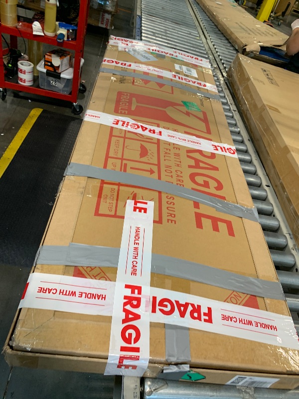 Photo 1 of ** NEW / IN PERFECT CONDITION **  ZHUNFA Arched Full Length Mirror with Solid Wood Frame, 65x22 Farmhouse Wall Mounted Floor Mirror with Stand, Vertical Hanging, Leaning Standing for Bedroom, Living Room, Brown