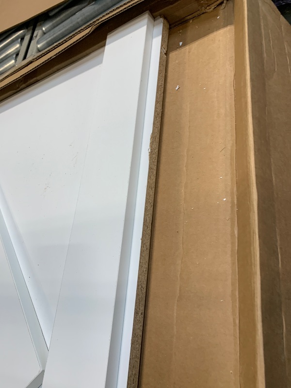 Photo 1 of ** USED** OfficeSimpli Washer Dryer Countertop, Made in USA, Non-Slip Pads, Easy Clean, Laundry Room Essentials and Decor, Washer Dryer Wood Top for Organization (Glacier White, Standard (27.5" x 54"))