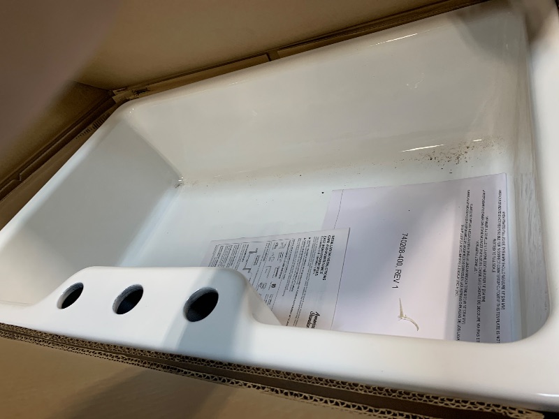 Photo 1 of ** NEW** Quince 33 x 22 Single Bowl Cast Iron Kitchen Sink- 3 Holes