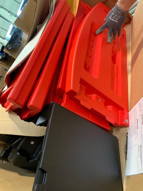 Photo 1 of ** USED/ MATTRESS NOT INCLUDED** Delta Children Grand Prix Race Car Toddler-to-Twin Bed, Red