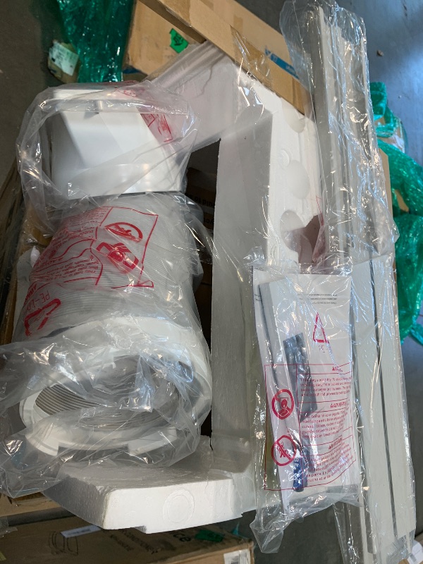 Photo 1 of ** USED/ FUNCTIONAL TESTED ** Air Choice 14000 BTU Portable Air Conditioner, 4-in-1 Air Conditioner Portable for Room Up to 700 Sq.Ft. with Remote, Auto Swing, Quiet AC Unit as Heater Dehumidifier Fan, 24H Timer, Window Kit, White