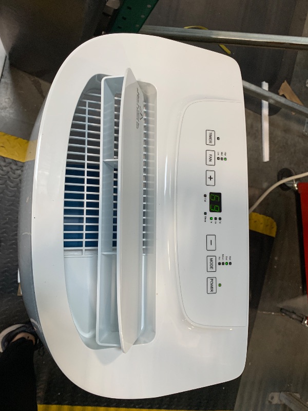 Photo 1 of ** USED/ FUNCTIONAL TESTED ** Air Choice 14000 BTU Portable Air Conditioner, 4-in-1 Air Conditioner Portable for Room Up to 700 Sq.Ft. with Remote, Auto Swing, Quiet AC Unit as Heater Dehumidifier Fan, 24H Timer, Window Kit, White