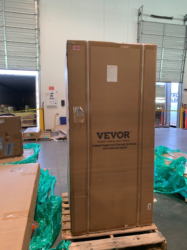 Photo 1 of ** FACTORY SEALED / UNTESTED  ** VEVOR Convertible Freezer/Refrigerator, 20.2 Cu.Ft Frost Free Upright Freezer with Temp Control Panel, Door Open too Long Alarm, Adjustable Shelves and LED, Standing Fridge for Kitchen, Office, Garage
