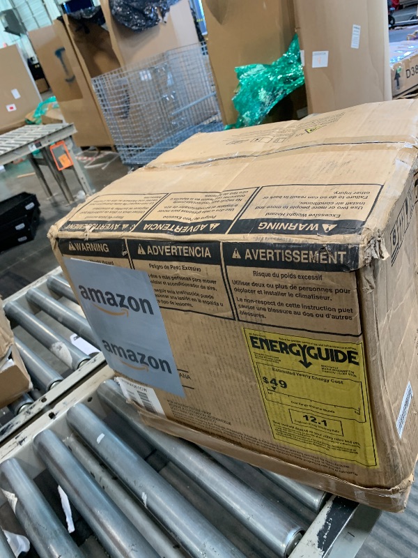 Photo 1 of ** VERY USED / TESTED FUNCTIONAL ** Whirlpool 6,000 BTU Window Air Conditioner with Dehumidifier, 115V, Window AC for Rooms up to 250 Sq. Ft., Living Room, Bedroom, or Kitchen, with Remote Control, Digital Display, and 24H-Timer, White