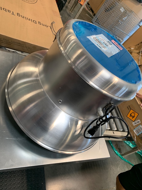 Photo 1 of ** NEW / TESTED FUNCTIONAL Towallmark 2400 CFM Upblast Roof Exhaust Fan - High-Speed Direct Drive, Upgraded Motor, 27.36" Fan Base - Ideal for Restaurants, Factories, and Warehouses - Silent Operation & Weather-Resistant Design