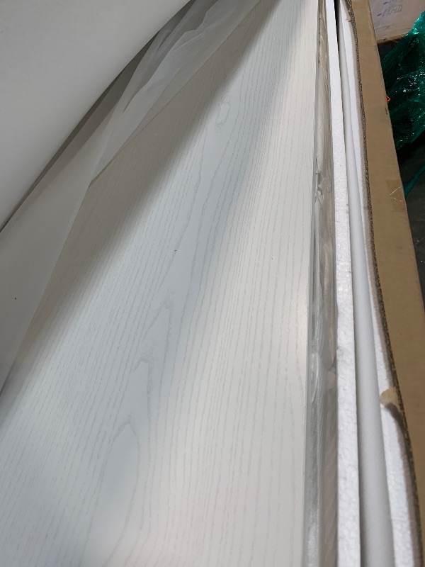 Photo 1 of ** NEW / OPEN FOR INSPECTION ** Henn&Hart Rectangular TV Stand for TV's up to 80" in White, TV Stands for the Living Room