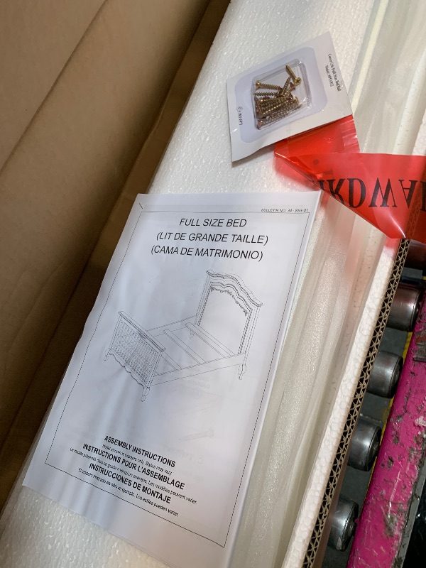 Photo 1 of ** USED ** Evolur Aurora Bed Rail, Ivory Lace