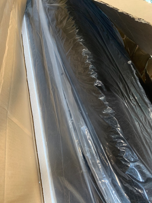 Photo 1 of ** USED ** 24KF Large Upholstered Boucle Fabric Ottoman with Pillows,Comfort Padded Window Bench for Living Room,Entryway Bench,5095-Black