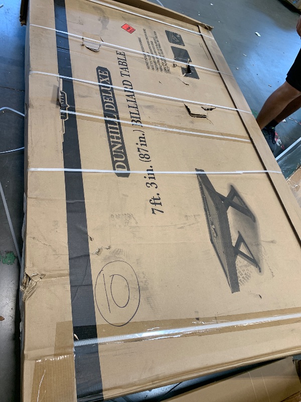 Photo 1 of ** FACTORY SEALED/ TRUCK NEEDED FOR TRANSPORT ** EastPoint Sports Dunhill 87-Inch Rustic Pool Table - 8 Ball Game with Accessories for Billiards & Indoor Games in Rec Room, Basement or Family Room