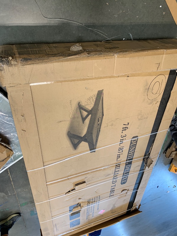 Photo 1 of ** FACTORY SEALED/ TRUCK NEEDED FOR TRANSPORT ** EastPoint Sports Dunhill 87-Inch Rustic Pool Table - 8 Ball Game with Accessories for Billiards & Indoor Games in Rec Room, Basement or Family Room