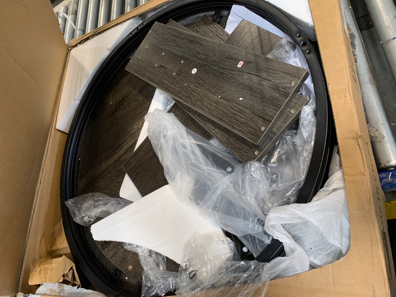 Photo 1 of ** USED ** YITAHOME Round Lift Top Coffee Tables for Living Room, Farmhouse Coffee Table with Storage and Hidden Compartment, 2 Tier Modern Large Coffee Table Round Dining Table, Dark Grey