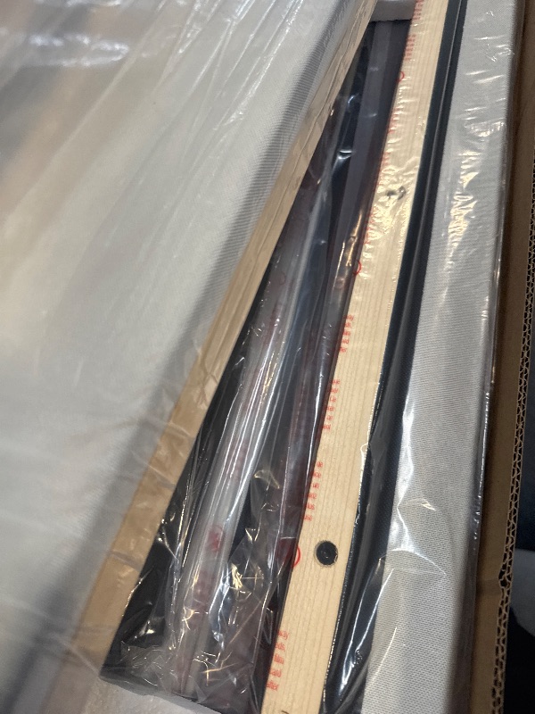 Photo 1 of ** NEW** Trundle Bed Twin, Queen Size Upholstered Platform Bed Frame, Pull Out Bed with Headboard, Wood Slat Support, for Bedroom, Living Room, Guest Room