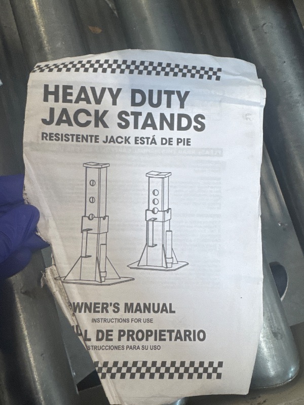 Photo 1 of ** NEW** Torin ATZ120006PB Heavy Duty Jack Stands: Pin Style Jack Stand with 2 Casters and Handle, Easily Portable Car Stand for Car SUV, Truck and Pick Up, 12 Ton (24,000 lb) Capacity, Red