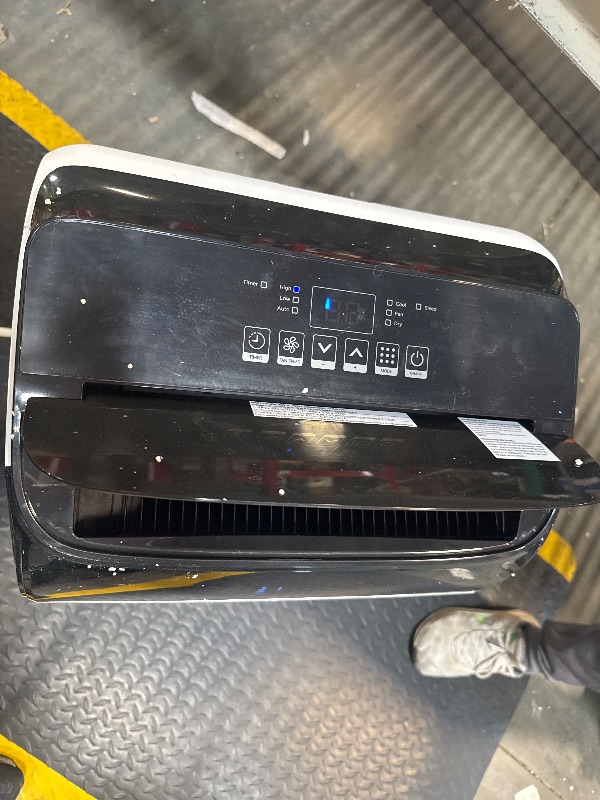 Photo 1 of ** VERY USED/ DAMAGE MINOR / TESTED FUNCTIONAL ** 14000 BTU Portable Air Conditioner Cools up to 750 Sq.Ft, 3 in-1 Quiet Portable AC Unit with Remote Control & Installation Kits for Large Room, 3 Speed, Auto Swing, 24H Timer