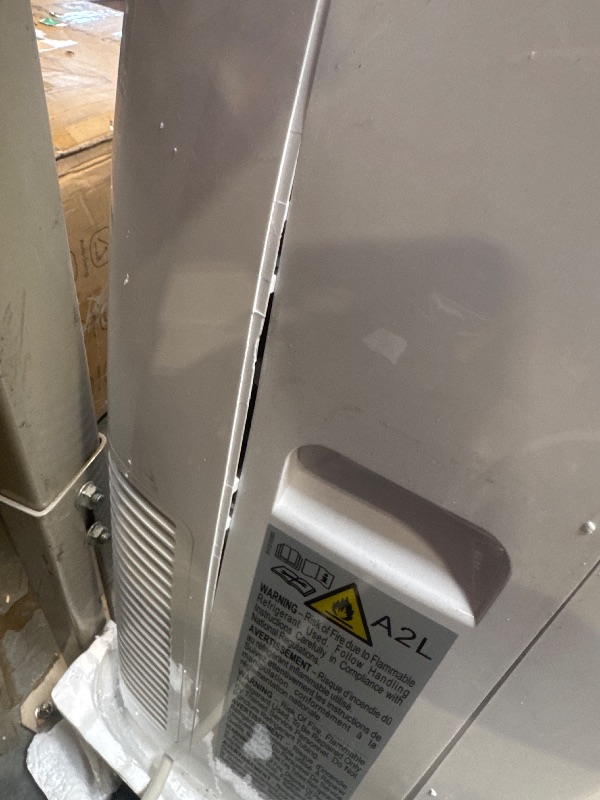 Photo 1 of ** VERY USED/ DAMAGE MINOR / TESTED FUNCTIONAL ** 14000 BTU Portable Air Conditioner Cools up to 750 Sq.Ft, 3 in-1 Quiet Portable AC Unit with Remote Control & Installation Kits for Large Room, 3 Speed, Auto Swing, 24H Timer