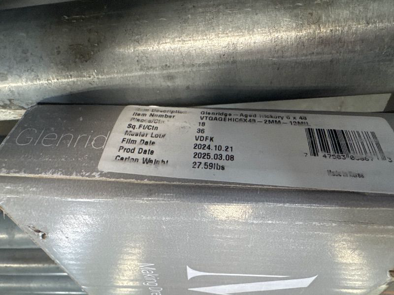 Photo 1 of ** NEW**  18 UNT MSI Hampstead 6 inch x 48 inch Glue Down Luxury Vinyl Plank Flooring for Pro and DIY Installation 2MM Thick and 12MIL Wear Layer, 36 sq.ft per Box