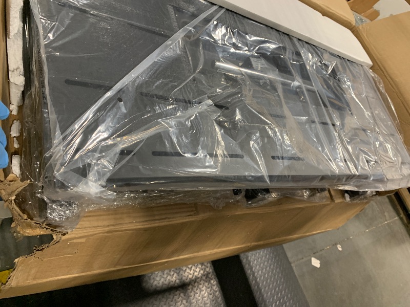 Photo 1 of ** USED / INCLUDED HARDWARE  ** Walsunny 43 inch Outdoor Propane Fire Pit 50,000 BTU Gas Fire Pit Table with Lid, Waterproof Cover, Rectangle Gas Firepit Table for Garden/Patio, CSA Certification