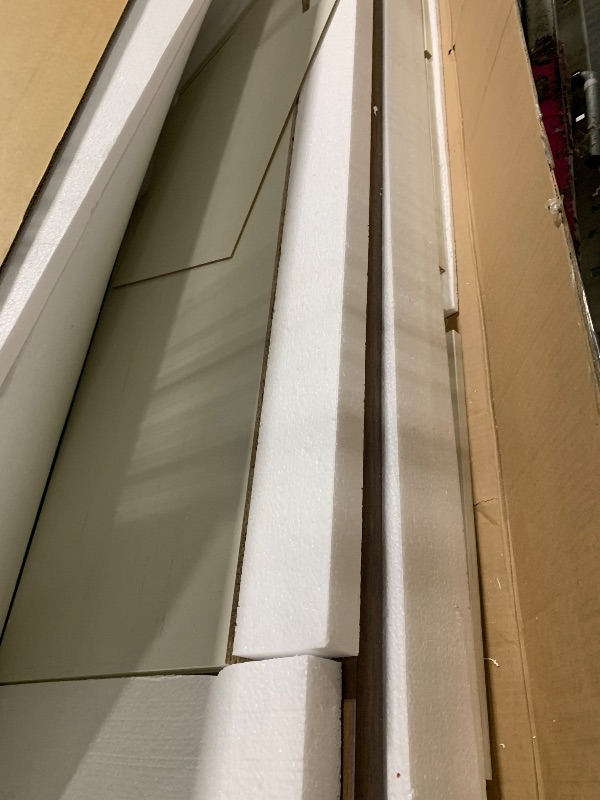 Photo 1 of ** NEW** Vabches Farmhouse 47" Executive Desk with 4 Drawers, Computer Desk with File Drawer and Charging Station, Workstation for Home Office, Study.?Unique White?