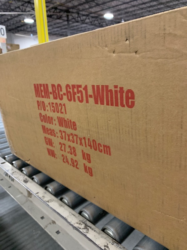 Photo 1 of ** NEW / FACTORY SEALED** FDW | 12 Inch Full Mattress | Medium Firm | Gel Memory Foam Mattress | White | Bed in a Box, CertiPUR-US Certified | Pressure Relief, Cooling Ventilated Foam | Washable Removable Cover