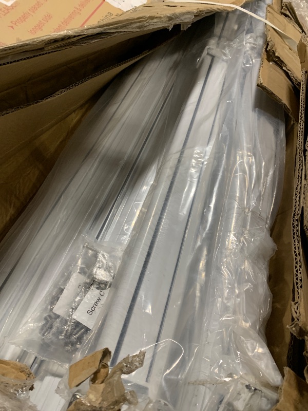 Photo 1 of ** USED ** VEVOR Manual RV Awning Complete Kit, 18' Retractable Awning with Aluminum Alloy Frame, Outdoor Trailer Awning, Fit for Most RVs(Blue Fade)