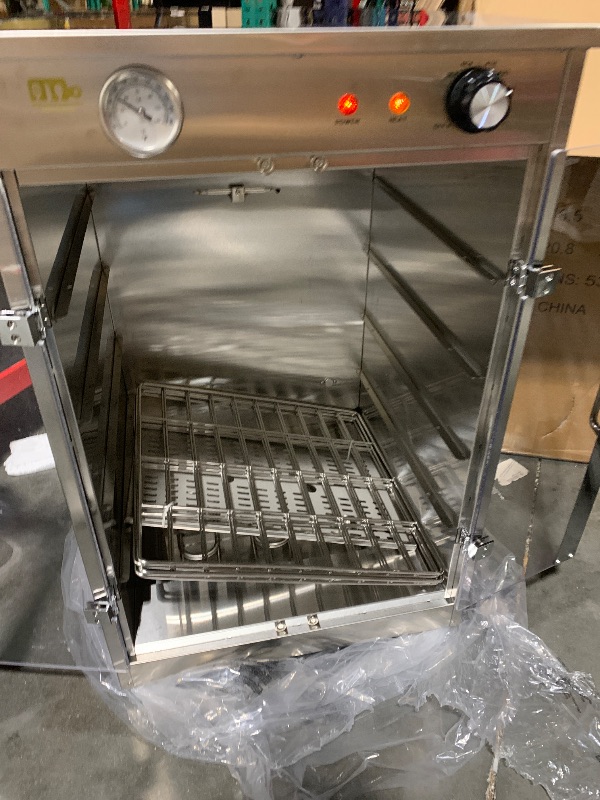 Photo 1 of ** TESTED FUNCTIONAL** 5-Shelf Electric Catering Hot Box Food Warmer Accommodating up to (10) 15" Pizza Boxes, Countertop Heated Holding Cabinet for Pretzels, Warming Machine for Home Commercial Use, 120V 600W
