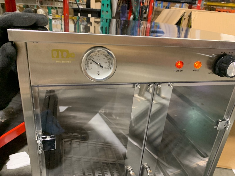 Photo 1 of ** TESTED FUNCTIONAL** 5-Shelf Electric Catering Hot Box Food Warmer Accommodating up to (10) 15" Pizza Boxes, Countertop Heated Holding Cabinet for Pretzels, Warming Machine for Home Commercial Use, 120V 600W