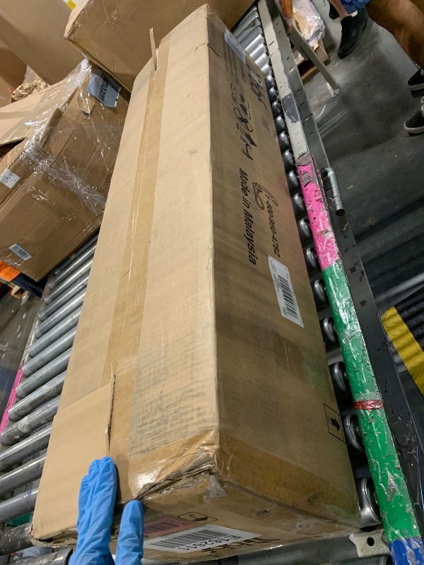 Photo 1 of ** NEW** Bush Business Furniture 48-inch Electric Height Adjustable Standing Desk, Ergonomic Sit-Stand Computer Table for Home and Professional Office, Move 40 Series, Modern Hickory with Metallic Gray Base