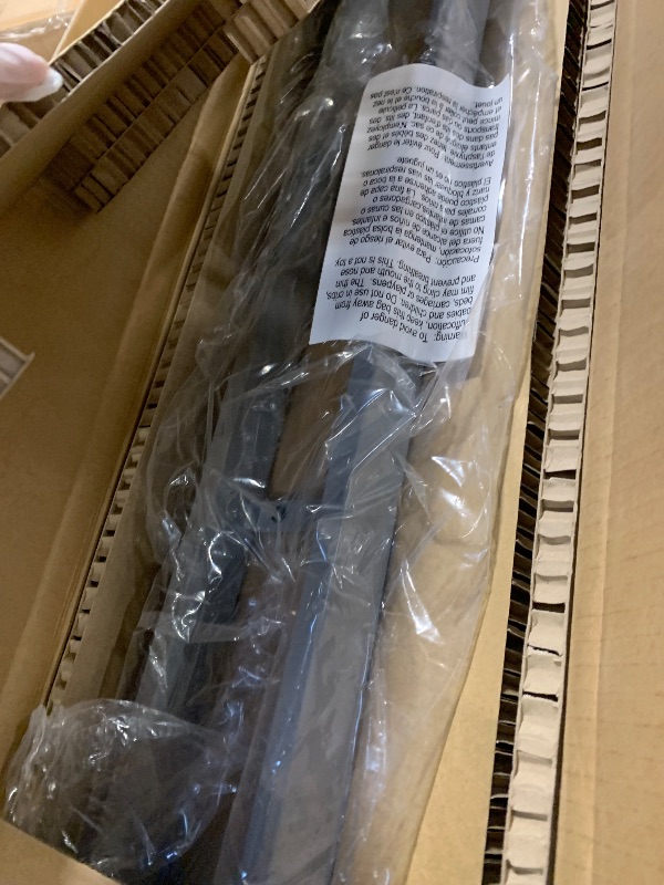 Photo 1 of ** NEW** Bush Business Furniture 48-inch Electric Height Adjustable Standing Desk, Ergonomic Sit-Stand Computer Table for Home and Professional Office, Move 40 Series, Modern Hickory with Metallic Gray Base