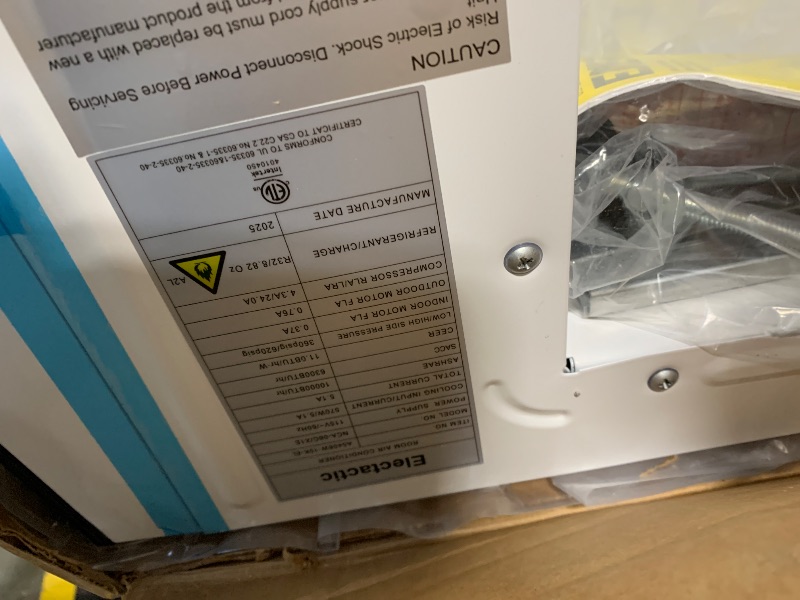 Photo 1 of ** USED / FUNCTIONAL TESTED ** 10000 BTU U-Shaped Window Air Conditioner, Window AC Unit for Room Cools Up 450 sq.ft, Saddle Air Conditioner with Cooling, Dehumidifier and 3 Fan Speeds, 24-hour Timer, Installation Kit