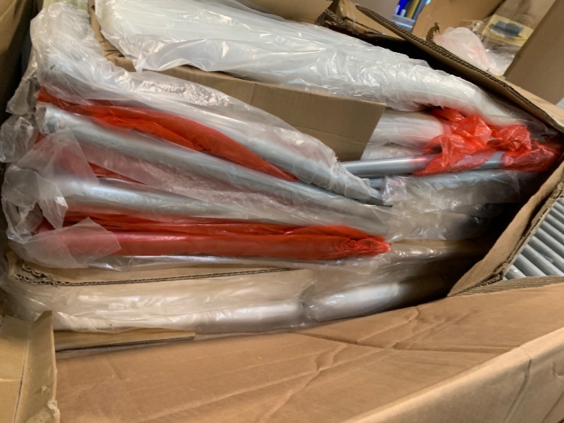 Photo 1 of ** NEW** VEVOR Modern Dining Room Accent Chairs Set of 6, Upholstered Leather Side Chair for Living Room, Space-Saving Kitchen Chair with Thick Cushions and Metal Legs, White