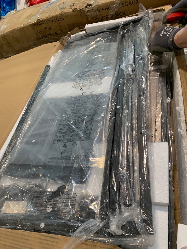 Photo 1 of ** NEW** Furologee 66” L Shaped Desk with Power Outlet, Reversible Computer Gaming Desk with File Drawer & 2 Monitor Stands for Home Office with Storage Shelves, Rustic Brown