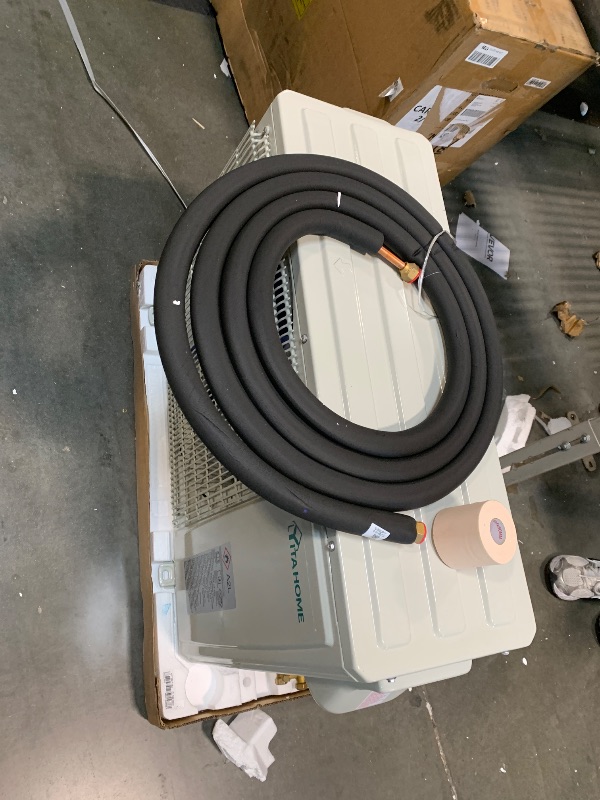 Photo 1 of ** USED/ MISSING CONTROL ** YITAHOME 12000 BTU Mini Split Air Conditioner Heat Pump System, Wifi Enabled 20 SEER2 115V Inverter Ductless AC Cool Up to 750 Sq. Ft, Compatible with Alexa, Complete Installation Kit, White