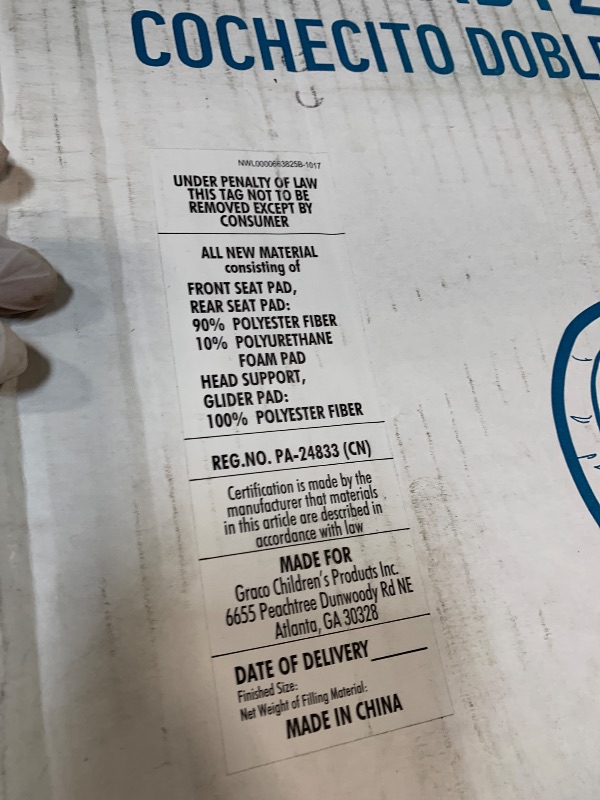 Photo 1 of ** NEW ** Graco Ready2Grow LX Stroller | 12 Riding Options | Accepts 2 Graco SnugRide Infant Car Seats, Glacier