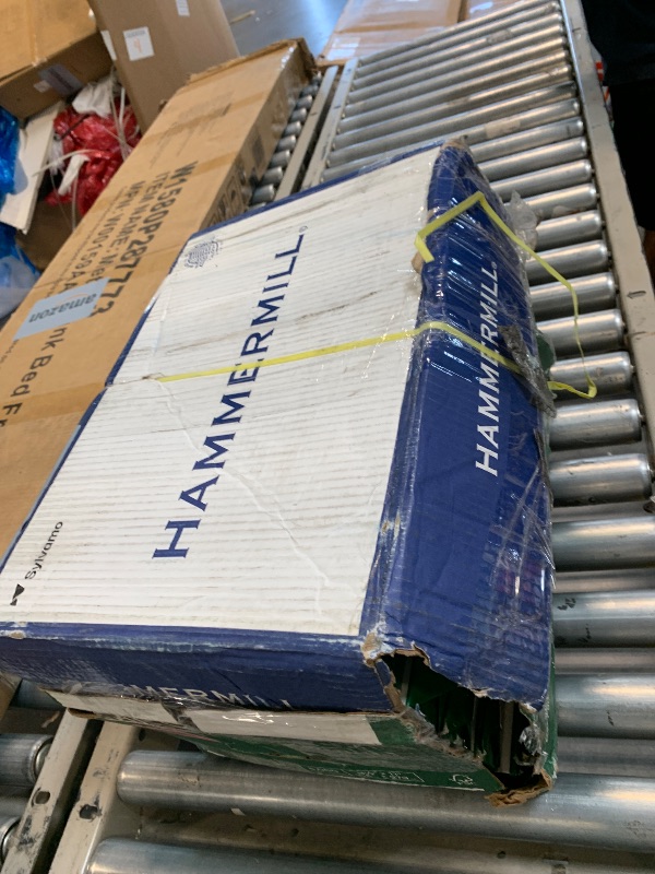 Photo 1 of ** USED / CHECK PHOTOS SOME REAMS ARE OPEN ** MHammermill Printer Paper, Premium Laser Print 24 lb, 8.5 x 11-10 Ream (5000 Sheets) - 98 Bright, Made in the USA, 104604C