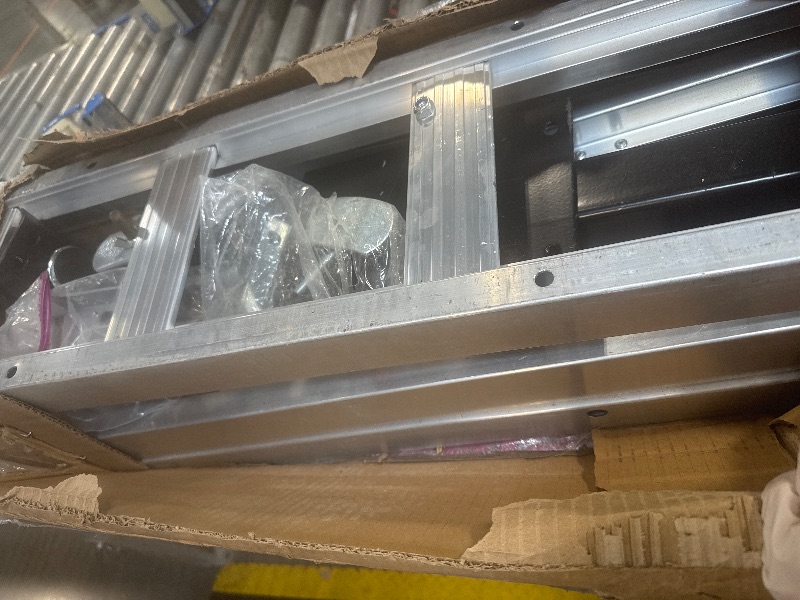 Photo 1 of ** USED** MaxxHaul 50711 Aluminum Motorcycle Carrier – Hitch Mount Dirt Bike Rack with Loading Ramp, 400 lb Capacity, Fits 2” Hitch Receiver, Lightweight & Rust-Resistant