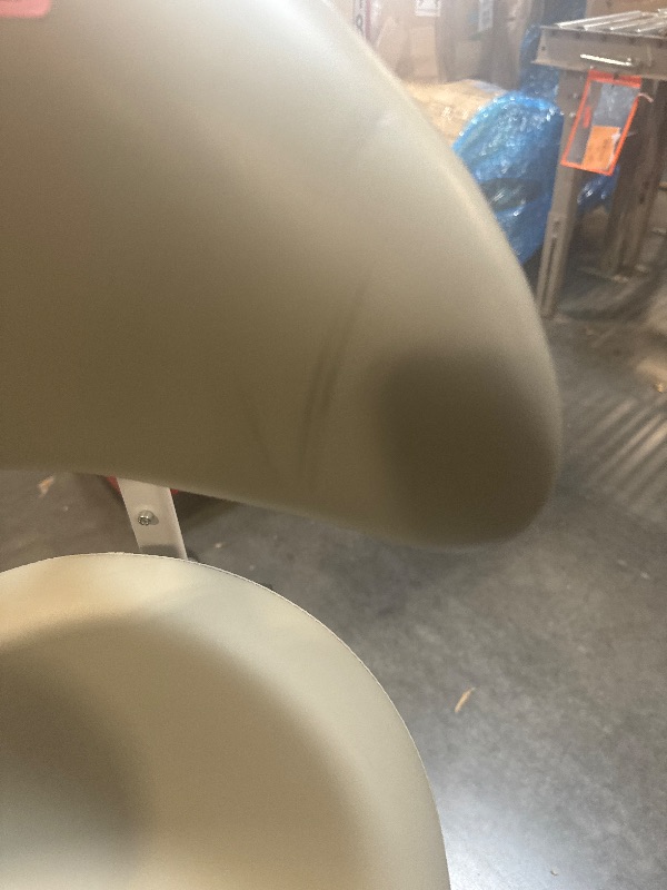 Photo 1 of ** VERY USED / DAMAGE DIRTY ** Grace&Grace Ergonomic Rolling Saddle Stool Chair with Wheels Adjustable Swivel Stool with Back and Footrest Heavy Duty for Esthetician, Artist, Dental, Medical, Spa, Salon, Cutting, Home Office