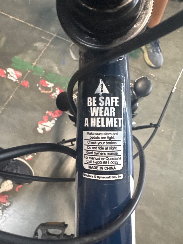 Photo 1 of ** FINAL SALE NO RETURN/ ASSEMBLED/ MISSING FRONT BRAKES AND NUTS SEE PHOTO ** Dynacraft Magna Echo Ridge 26" Mountain Bike – Rugged and Durable Design, Perfect for Teens and Adults Learning to Ride, Sturdy and Easy to Assemble, Ideal for Adventurers