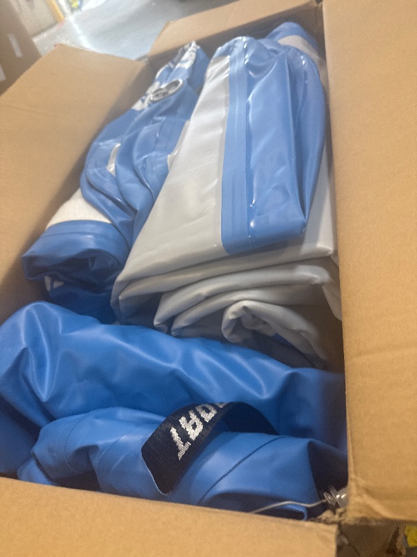 Photo 1 of ** USED / PARCIAL SET** AKSPORT 5pcs Set of Inflatable Gymnastics Air Mat Tumble Track Tumbling Mat Floor Mats with Electric Air Pump for Home Use/Training/Cheerleading/Beach/Park and Water