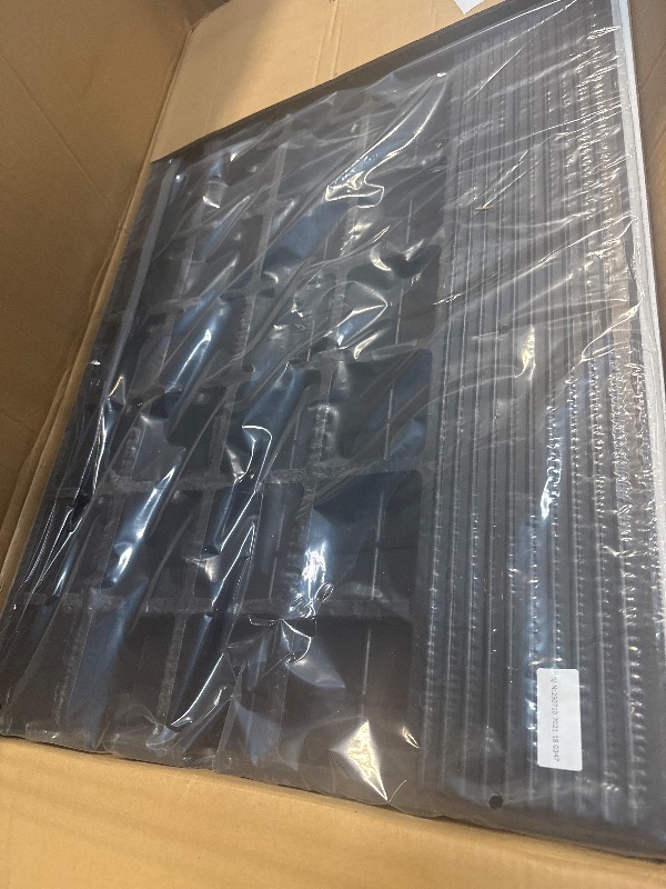 Photo 1 of ** BRAND NEW ITEM** VEVOR Rubber Threshold Ramp for Doorway 4" Rise, 3 Channels Cord Cover Curb Ramp, Angled Entry Rated 2200 Lbs Load Capacity Rubber Ramp for Wheelchair and Scooter