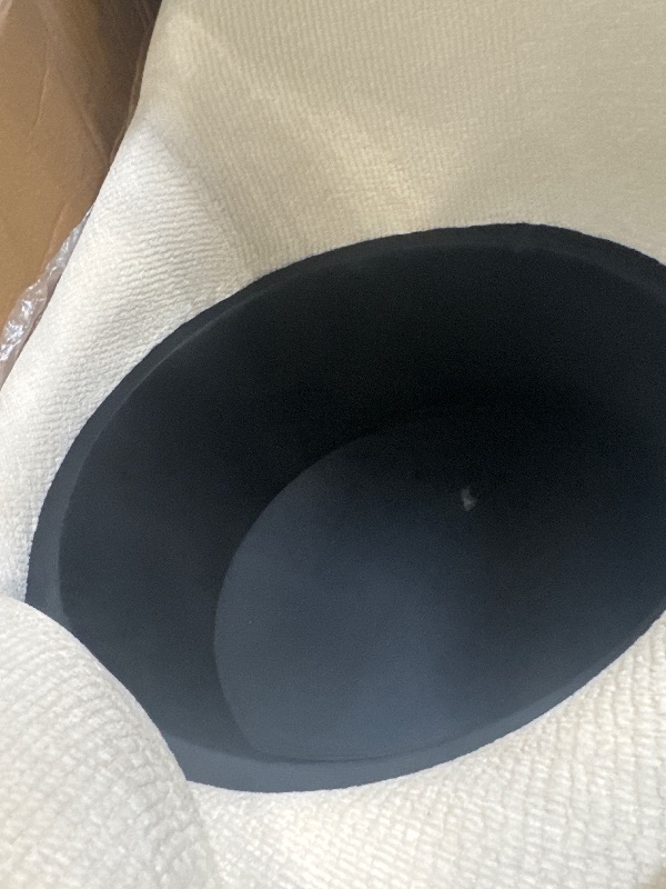 Photo 1 of ** NEW** COLAMY Swivel Accent Chair, 360° Swivel Chair with Hidden Storage, Modern Small Barrel Swivel Armchair for Living Room/Bedroom, Beige