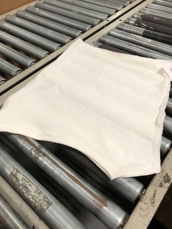 Photo 1 of ***RIP***LILLUSORY Womens Summer Fashion Off The Shoulder Sweaters Vacation Trendy Going Out Tops Lightweight Knit Pullover 2025 White M