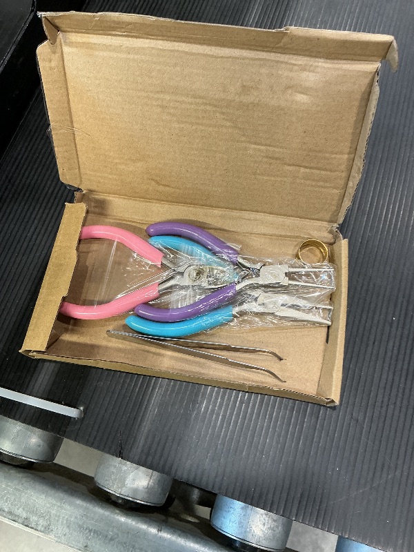 Photo 1 of 3 Pcs Jewelry Pliers Set - Needle Nose, Round Nose and Wire Cutters for Jewelry Making, Repair and Crafts?Wire Wrapping Beading Crafts Pliers