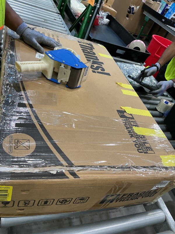 Photo 1 of *Minor Damage*
Shintenchi Kitchen Island Cart with Storage,Rolling Kitchen Island Side Table on Wheels with Worktop,Single Door Storage Cabinet and Drawer for Kitchen,Dinning Room, Black