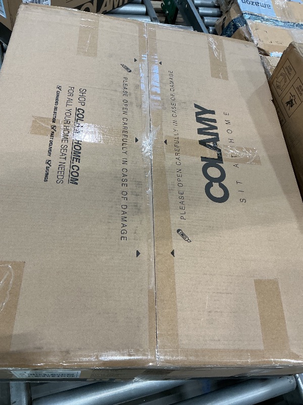 Photo 1 of *Partial Set - Check clerk notes*
COLAMY Wooden Dining Chairs Set of 6, Modern Upholstered Fabric Dining Room Chair, Farmhouse Kitchen Side Chairs with Foot Pegs, Beige