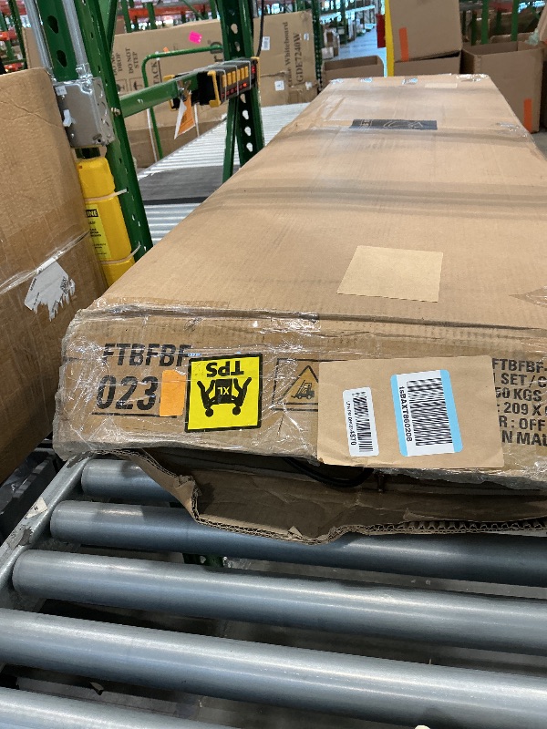 Photo 1 of *Major Damage* DWVO King Size Bed Frame with Storage Upholstered Velvet Headboard, LED Lights, Outlet & USB Ports, No Box Spring Needed, Easy Assembly (Beige)