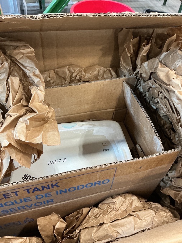 Photo 1 of *JUST TANK* TOTO Drake Two-Piece Elongated 1.6 GPF TORNADO FLUSH Toilet with CEFIONTECT, Cotton White - CST776CSG#01