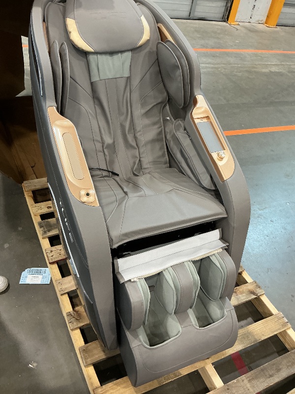 Photo 1 of ***SEE CLERK COMMENTS*** TLIFE Massage Chair Full Body, 160°Zero Gravity Recliner with Body Scan, 50" SL-Track Shiatsu Massage Chair, Fixed Point Massage, Foot Rollers, 12 Auto Modes, Deep Yoga Stretch, Heating, Grey