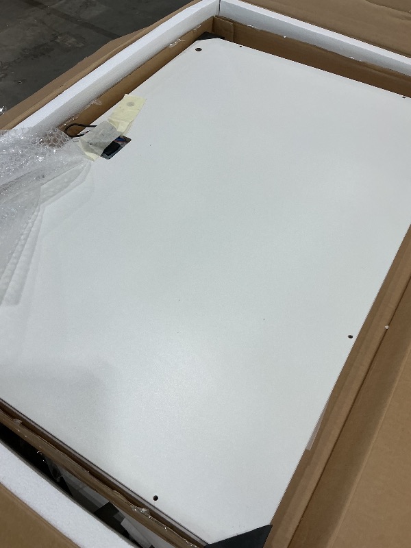 Photo 1 of ***SEE CLERK COMMENTS*** YITAHOME Vanity Desk Set with Large 35" LED Mirror and Lights, Makeup Table with 4 Drawers & Stool, 2 AC Outlets and 2 USB Ports, Adjustable Lighting, Modern Ample Storage Dressing Table, White