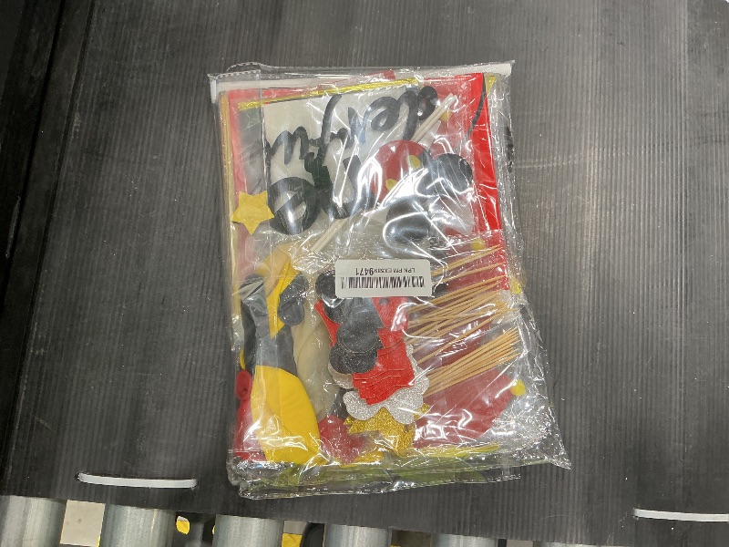 Photo 1 of 1st Mouse Birthday Party Supplies Decorations 58Pcs Happy Birthday ONE Banner Tablecloth 1 Foil Balloon Hat Door Sign Cupcake Topper Video Game Party Decorations for Boys Girls Kids Babies